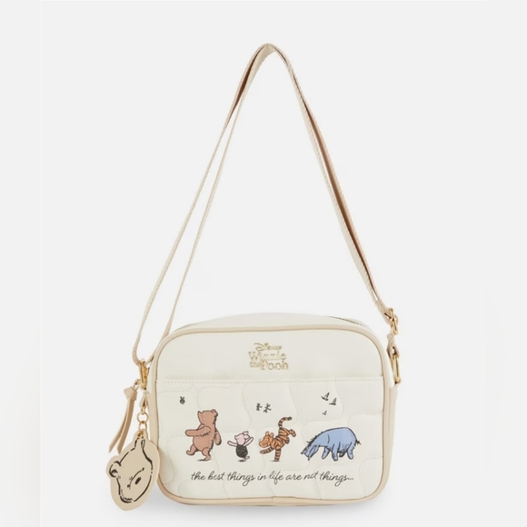Disney Winnie the Pooh Beige Crossbody Bag - Picture 1 of 3